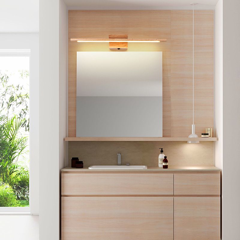 Warmora LED Wandleuchte aus Holz & Acryl – Ansicht 5 von 7