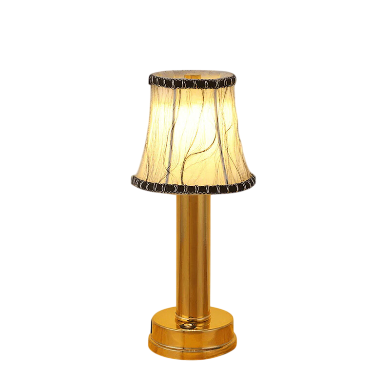 CozyGlow Kabellose LED-Tischlampe aus Stoff – kabellose Tischleuchte – Ansicht 6 von 17