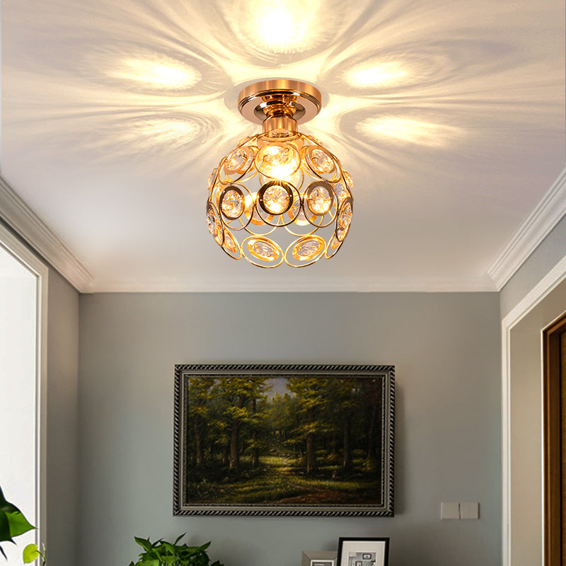 CristalLux Kristall-Deckenleuchte mit Gold-Finish