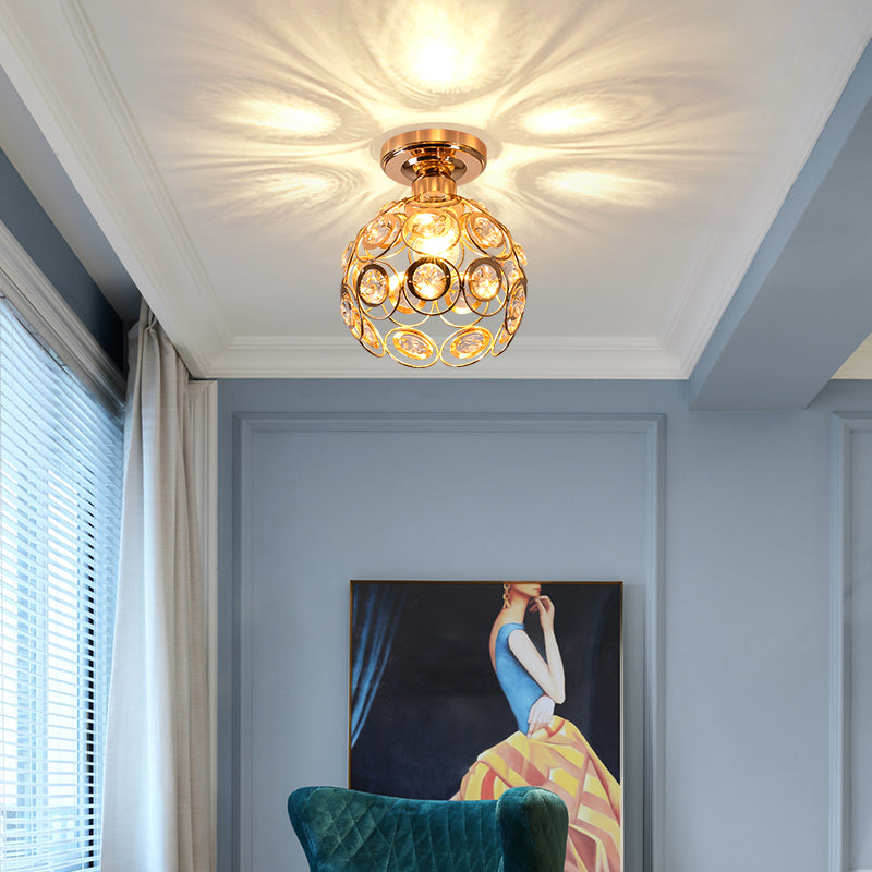 CristalLux Kristall-Deckenleuchte mit Gold-Finish – Ansicht 3 von 12