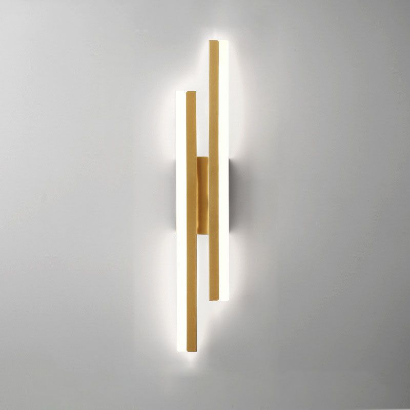 GoldNoir Elegante LED-Wandleuchte in Schwarz & Gold – Ansicht 9 von 9