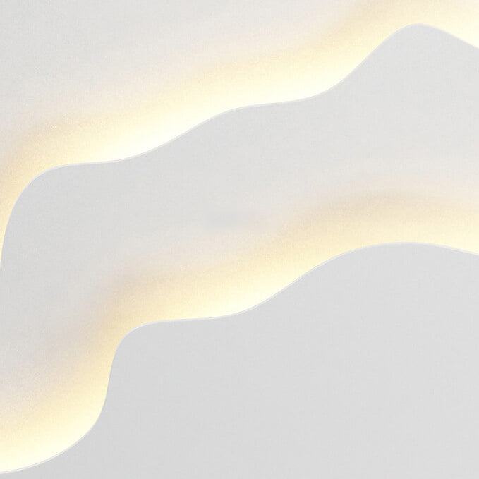 WaveGlow LED-Wandleuchte im Wellendesign aus Eisen – Ansicht 14 von 15