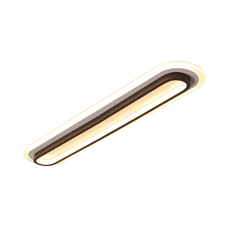 OvalGlow Ovale LED-Deckenleuchte mit einstellbarer Farbtemperatur – Ansicht 4 von 10