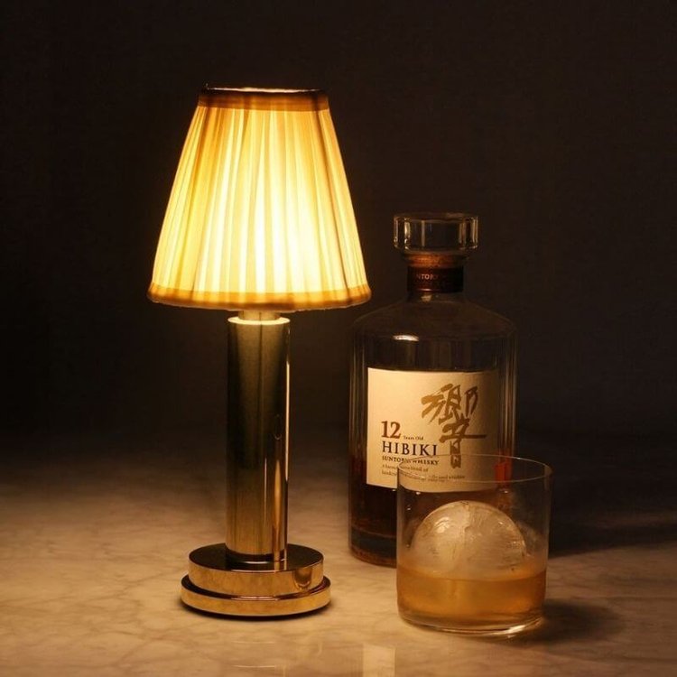 CozyGlow Kabellose LED-Tischlampe aus Stoff – kabellose Tischleuchte – Ansicht 10 von 17
