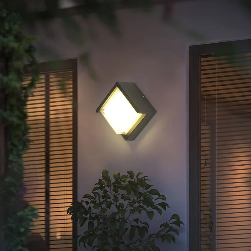 HeatGlow Beheizte LED-Wandleuchte für den Außenbereich – Außenwandleuchte – Ansicht 2 von 6