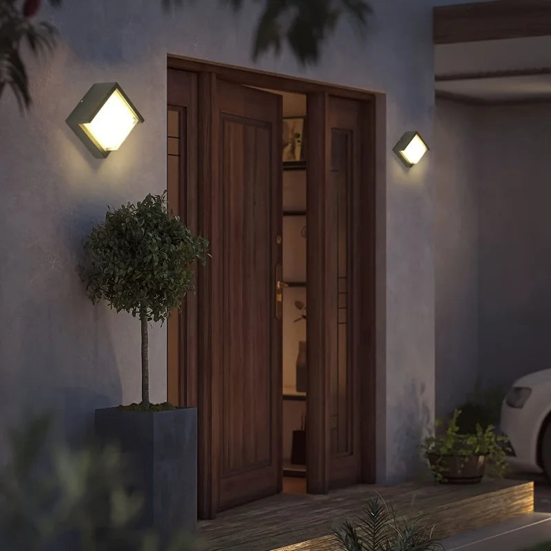 HeatGlow Beheizte LED-Wandleuchte für den Außenbereich – Außenwandleuchte