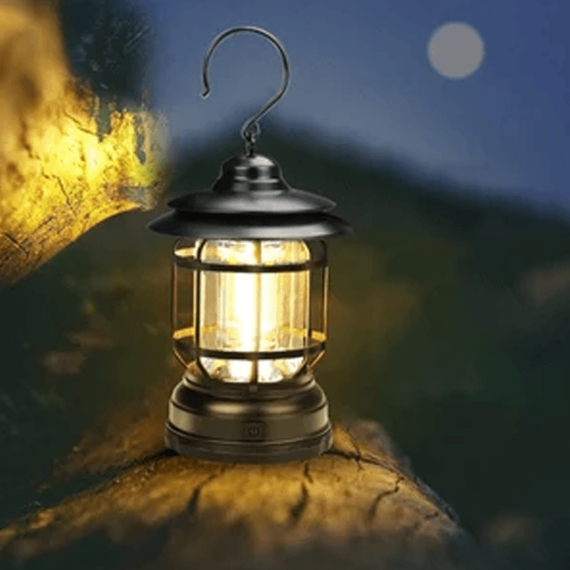 VitroFacet Tragbare Vintage-Campinglampe – Dekoleuchte – Ansicht 16 von 16