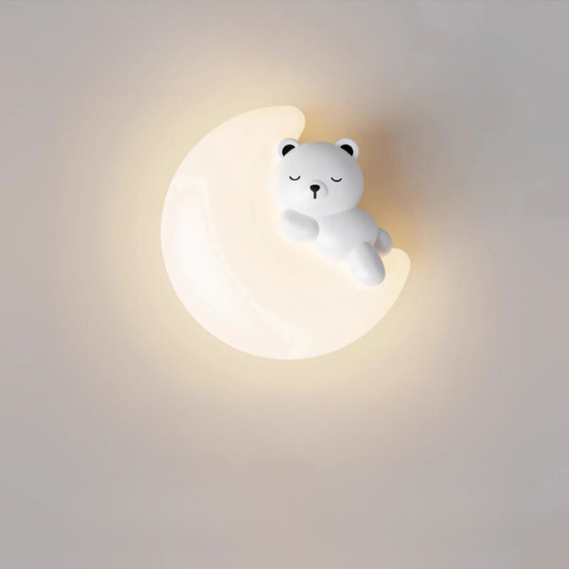 PandaGlow LED-Wandleuchte fürs Kinderzimmer – Nachtlicht – Ansicht 15 von 15