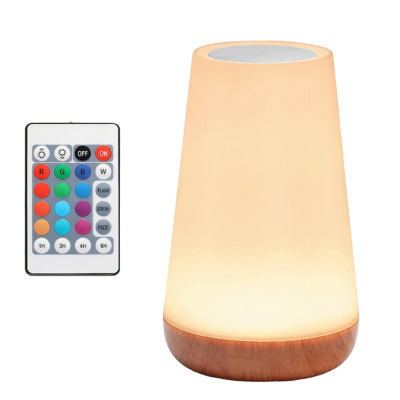 AmbiGlow RGB-Nachtlicht mit Fernbedienung aus Stoff – Ansicht 3 von 6