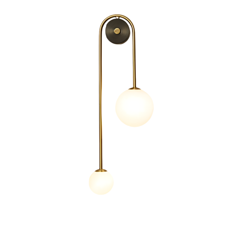 AmberVerre Wandleuchte mit warmem Glasdesign – Ansicht 2 von 10
