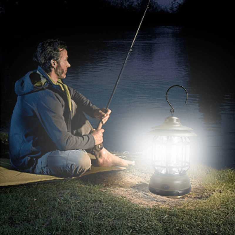 VitroFacet Tragbare Vintage-Campinglampe – Dekoleuchte – Ansicht 14 von 16
