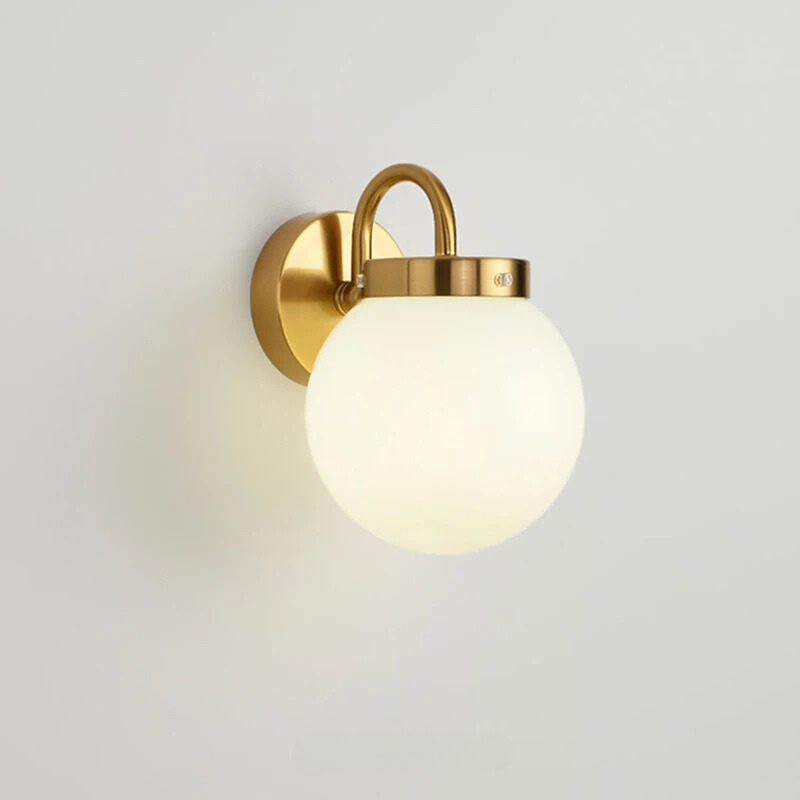 Skanda Skandinavische LED-Wandleuchte mit Glasschirm – Ansicht 9 von 11