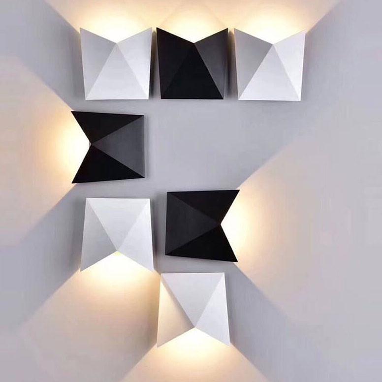 OrigaLux Origami LED-Wandleuchte aus Aluminium – Ansicht 14 von 14