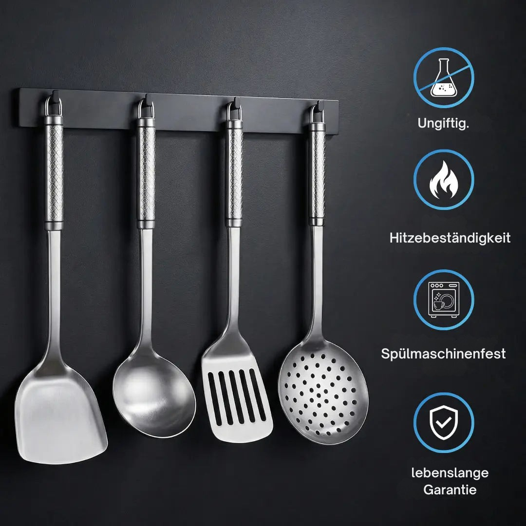 TitanUtensil Küchenutensilien-Set aus reinem Titan – Kochgeschirr – Ansicht 4 von 5