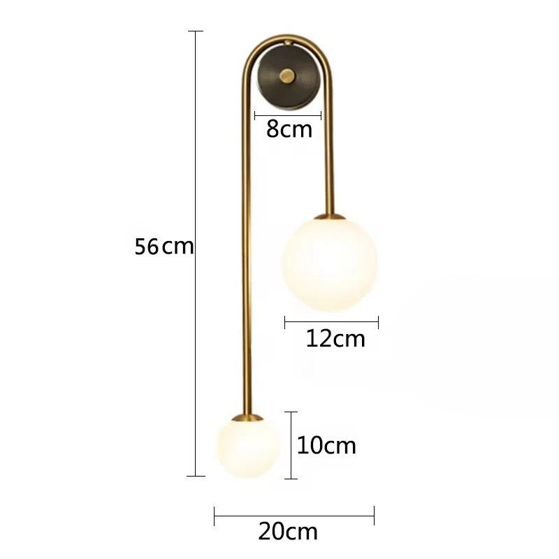 AmberVerre Wandleuchte mit warmem Glasdesign – Ansicht 4 von 10