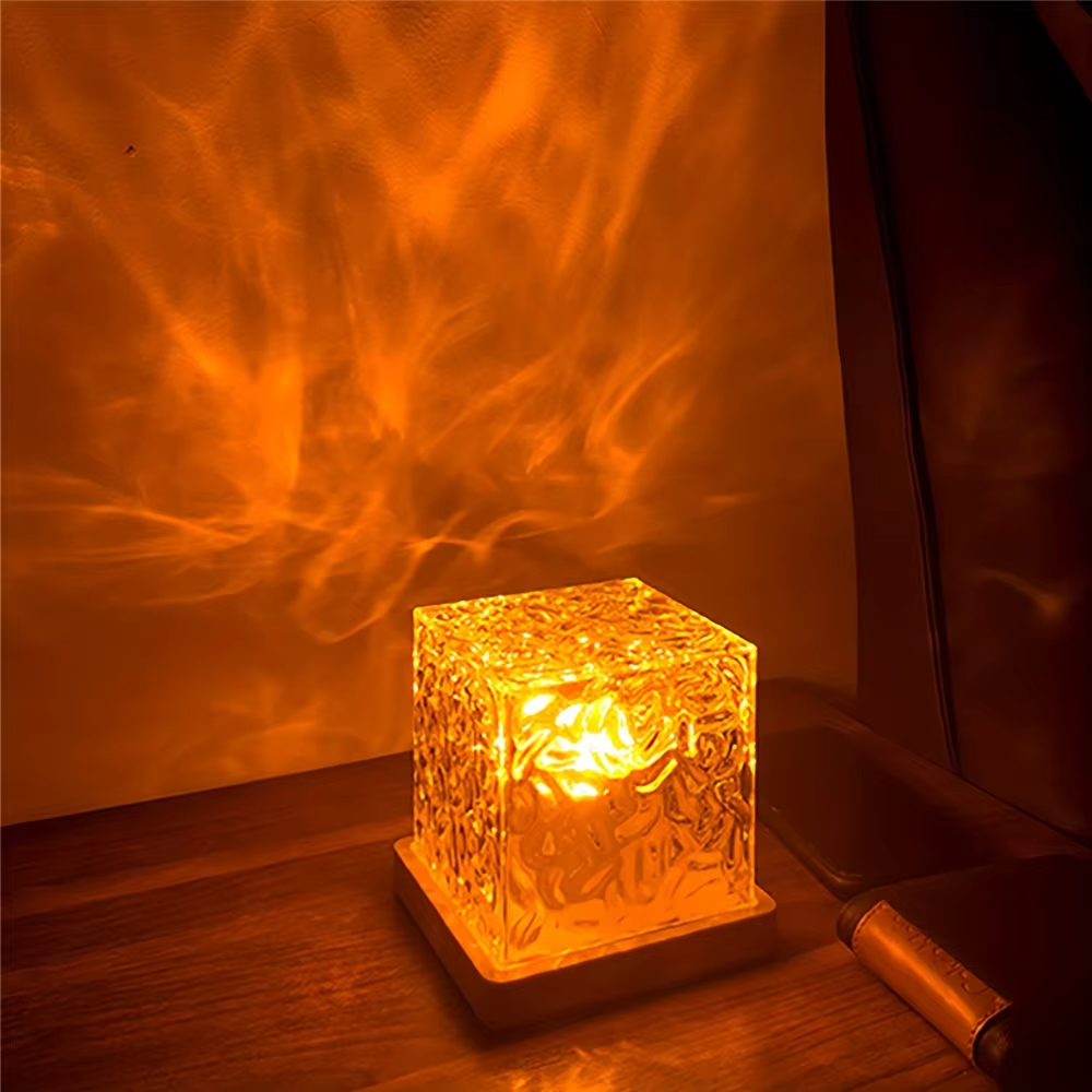 OceanoLux LED Nachtlicht mit Wasserwellen-Effekt – Ansicht 5 von 12