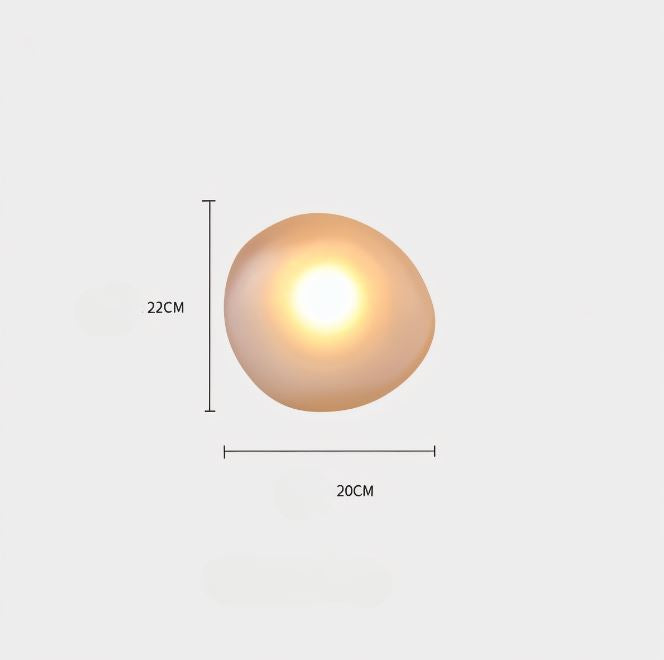 PebbleGlow Minimalistische LED-Wandleuchte aus Glas – Ansicht 4 von 40