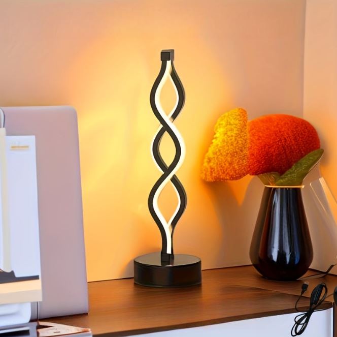 AlumiGlow Dimmbare LED-Tischleuchte aus Aluminium – Schreibtischlampe