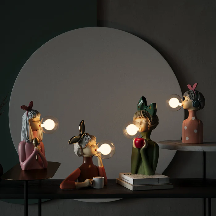Lignoglow Handgefertigte LED-Tischlampe aus Holz – Tischleuchte – Ansicht 8 von 12