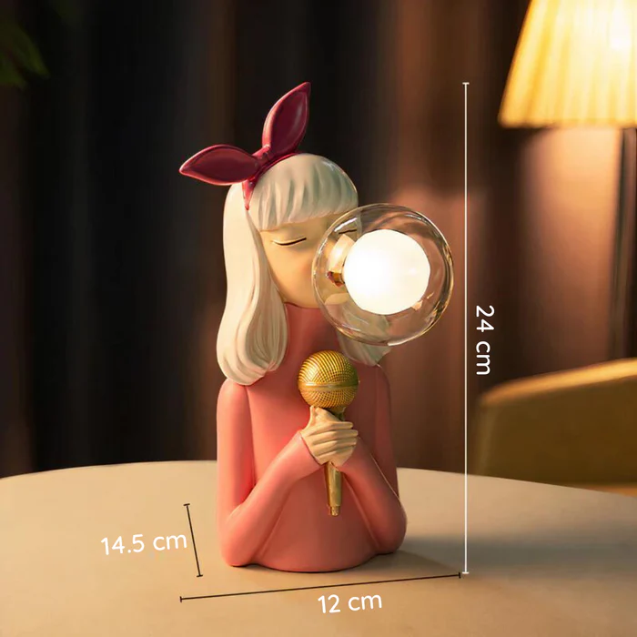 Lignoglow Handgefertigte LED-Tischlampe aus Holz – Tischleuchte – Ansicht 3 von 12