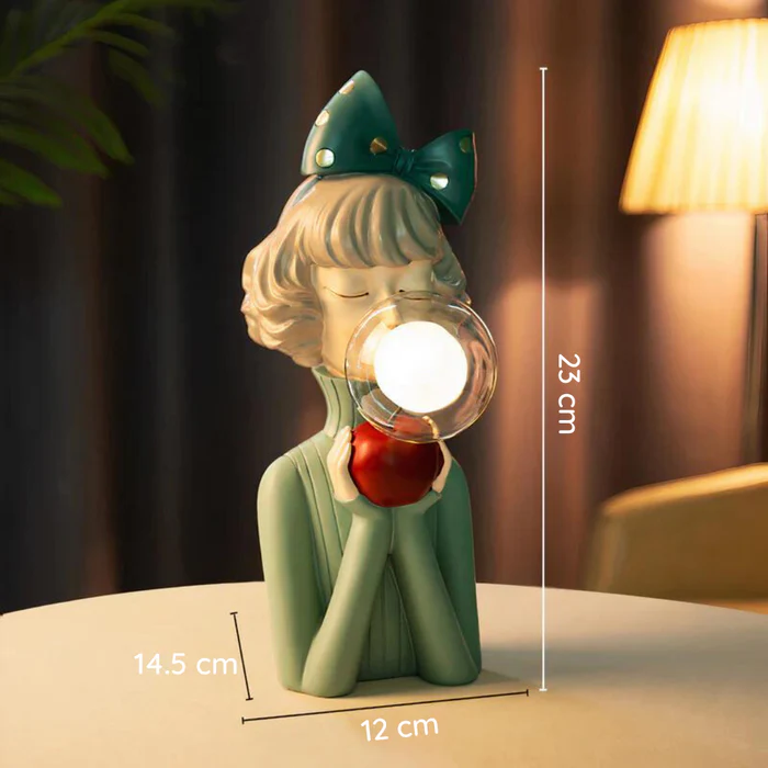 Lignoglow Handgefertigte LED-Tischlampe aus Holz – Tischleuchte – Ansicht 2 von 12