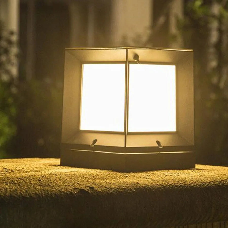 ZephyTide Minimalistische LED-Säulenleuchte – Gartenleuchte – Ansicht 7 von 11