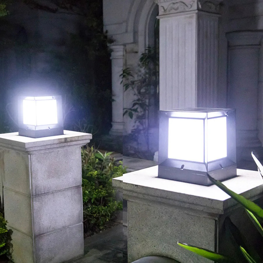 ZephyTide Minimalistische LED-Säulenleuchte – Gartenleuchte – Ansicht 5 von 11