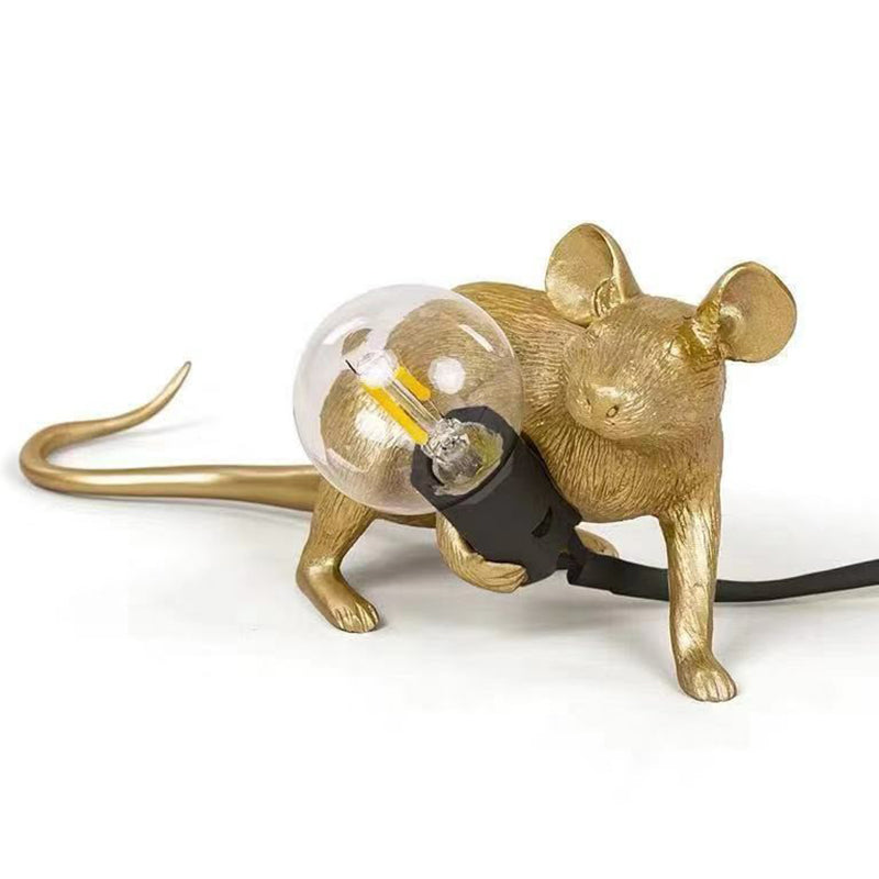 MouseGlow Art-Deco-Nachtlicht mit Mausfuß – Ansicht 4 von 20