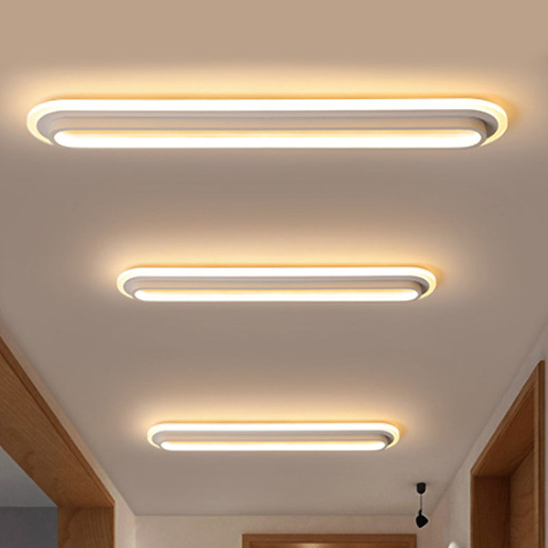 OvalGlow Ovale LED-Deckenleuchte mit einstellbarer Farbtemperatur – Ansicht 2 von 10