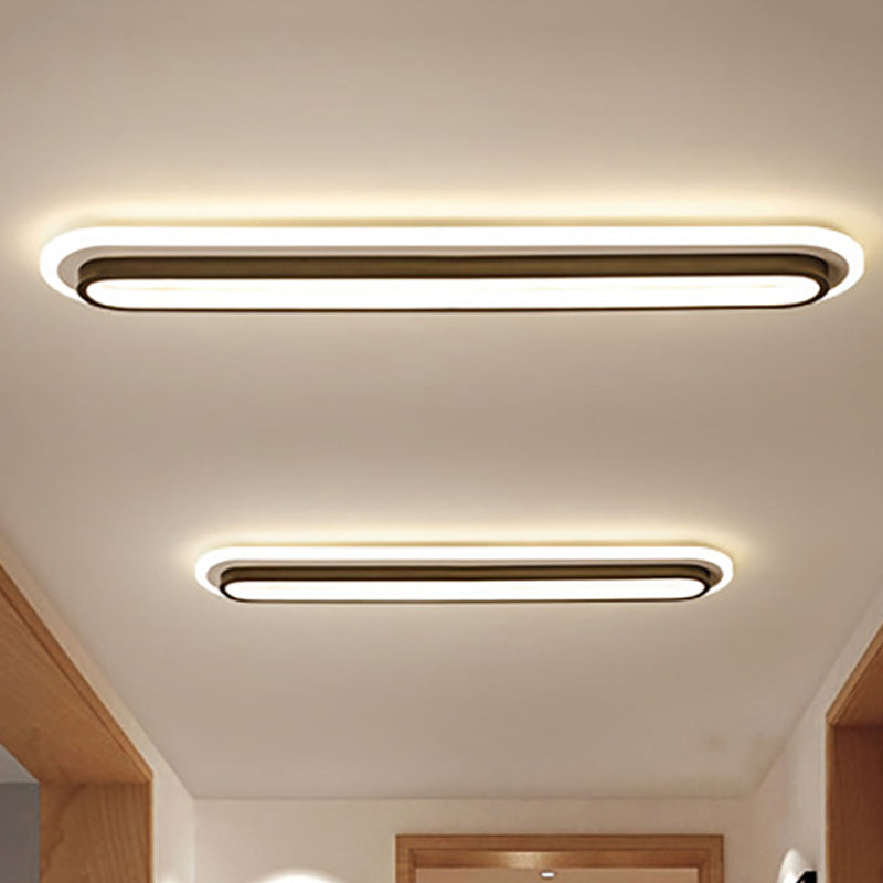 OvalGlow Ovale LED-Deckenleuchte mit einstellbarer Farbtemperatur