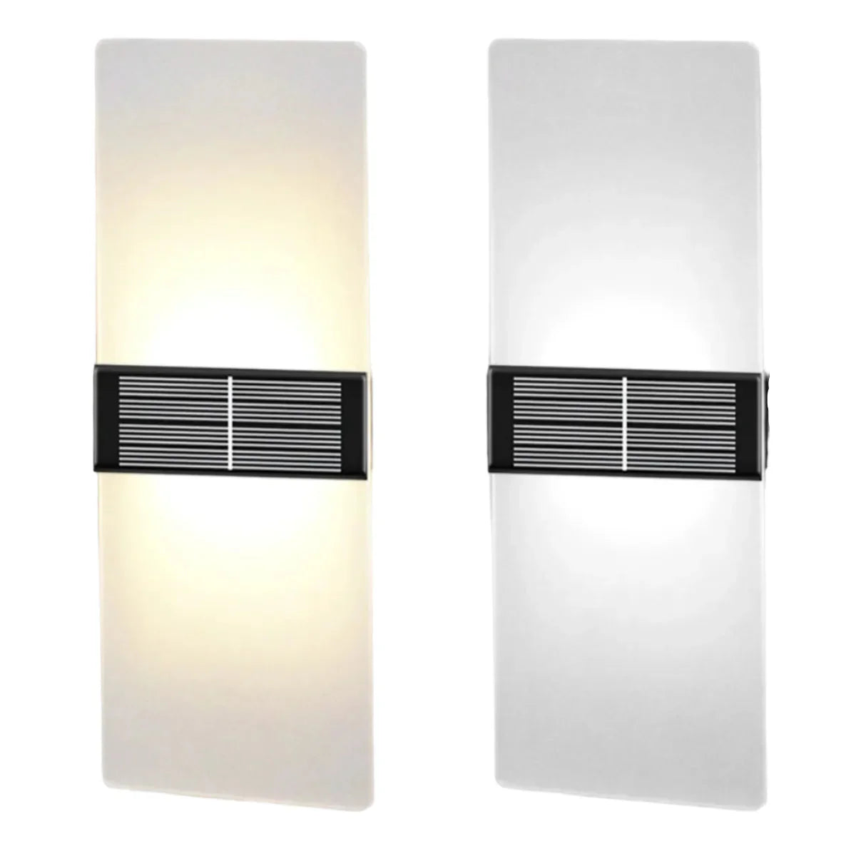 PyraRidge Solar-LED-Wandleuchte für den Außenbereich – Außenwandleuchte – Ansicht 4 von 6