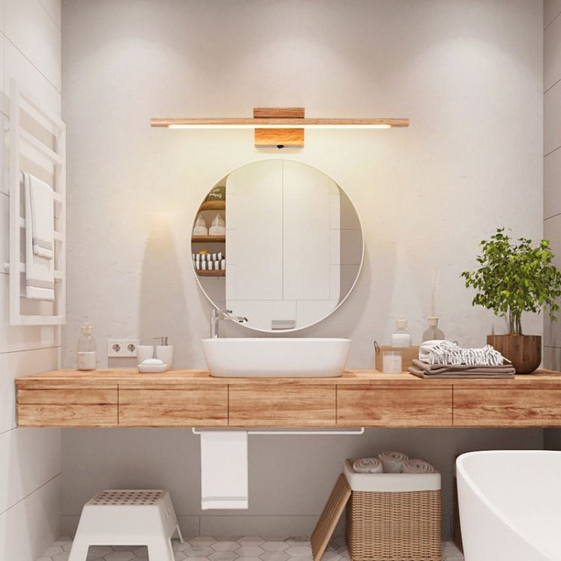 Warmora LED Wandleuchte aus Holz & Acryl