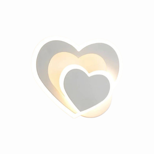 HeartGlow Romantische LED-Wandleuchte in Herzform – Ansicht 8 von 14