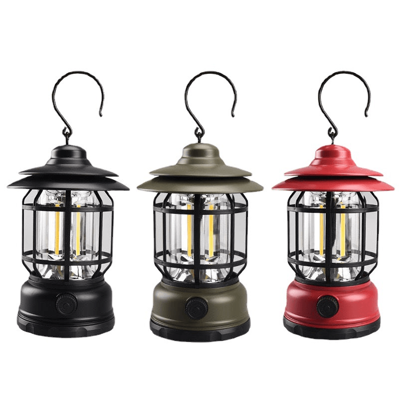 VitroFacet Tragbare Vintage-Campinglampe – Dekoleuchte – Ansicht 11 von 16