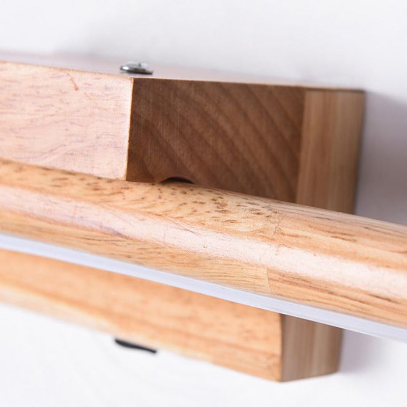 Warmora LED Wandleuchte aus Holz & Acryl – Ansicht 6 von 7