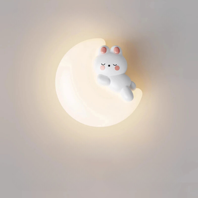 PandaGlow LED-Wandleuchte fürs Kinderzimmer – Nachtlicht – Ansicht 5 von 15