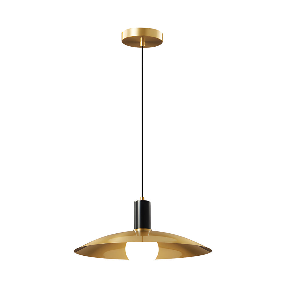 AureoLux Vintage LED-Pendelleuchte in Messing & Glas – Ansicht 5 von 11