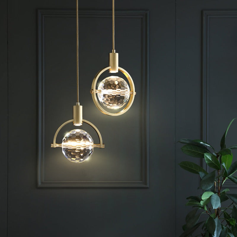 CristalGlow Kristall-LED-Hängeleuchte – Pendelleuchte