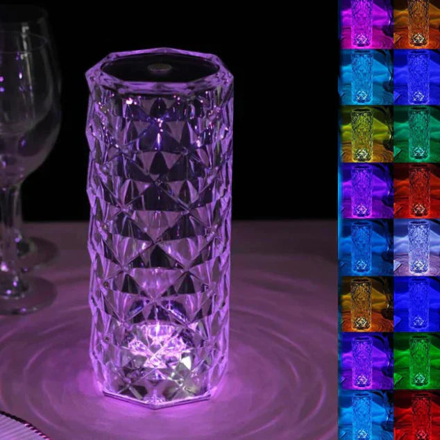 Kristalux Kabellose Diamant-Tischleuchte mit Touch-Dimmer – Ansicht 7 von 9