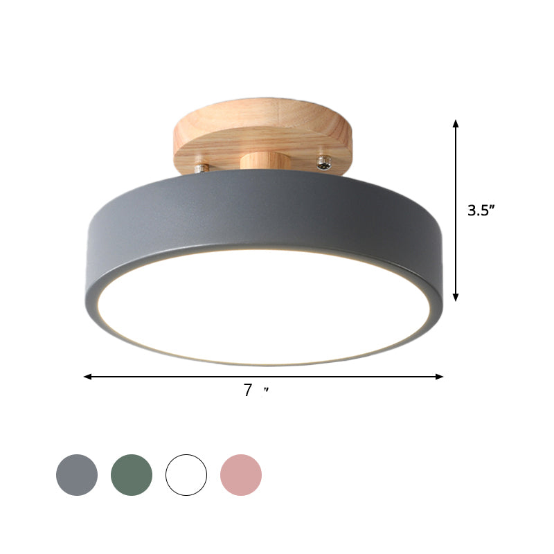 WoodLume Skandinavische LED-Deckenlampe aus Holz – Deckenleuchte – Ansicht 13 von 14