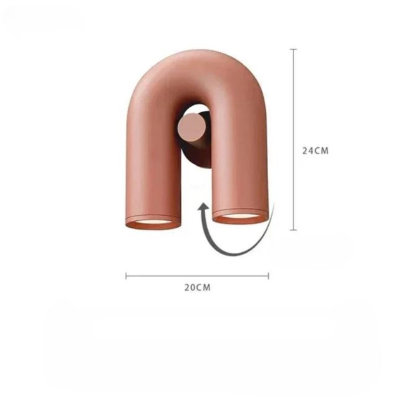 GlaciaLux U-förmige LED-Wandleuchte – Ansicht 6 von 15