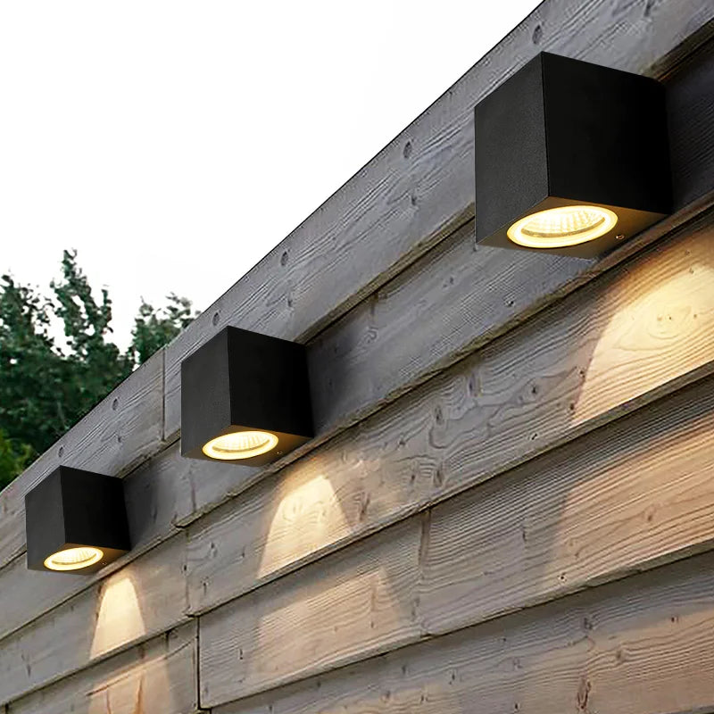 LumoWall LED-Wandleuchte für Garten und Terrasse – Außenwandleuchte – Ansicht 2 von 8