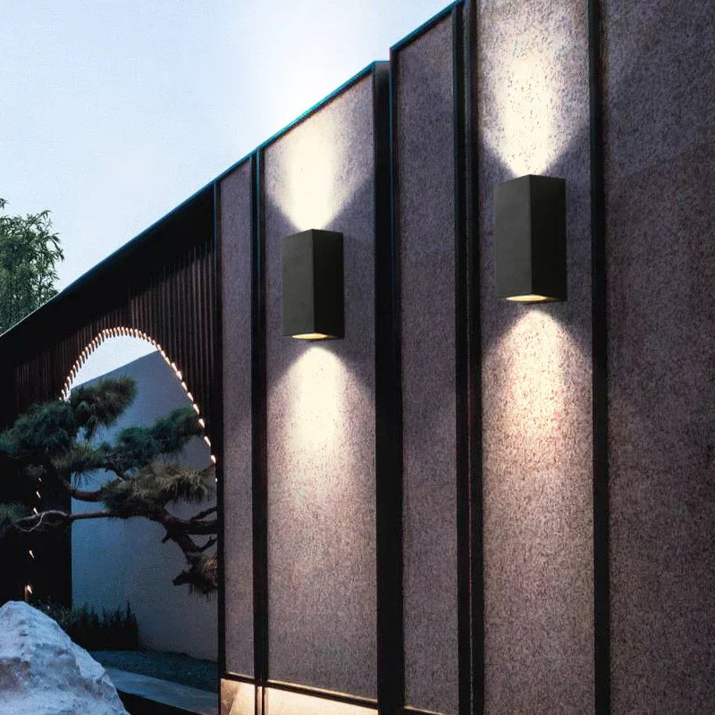 LumoWall LED-Wandleuchte für Garten und Terrasse – Außenwandleuchte