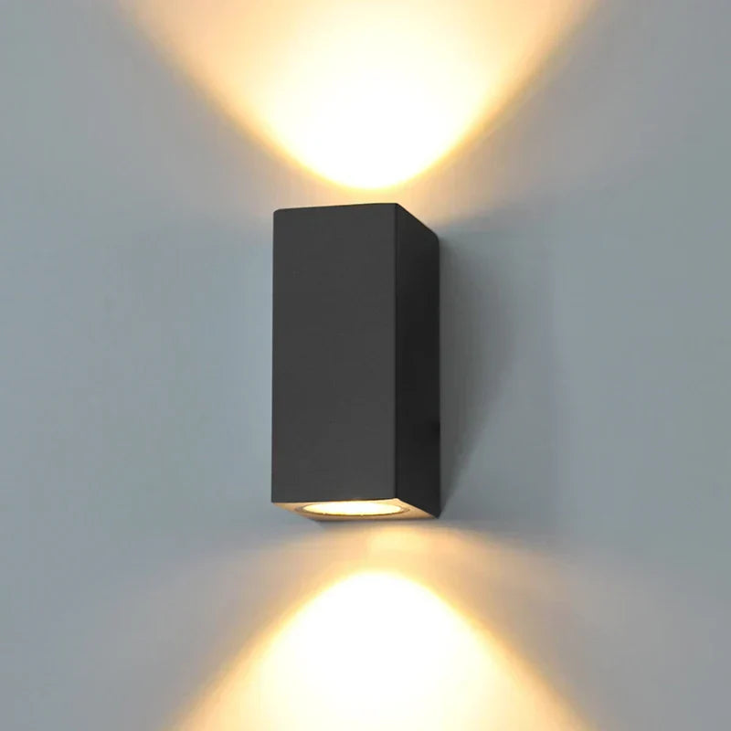 LumoWall LED-Wandleuchte für Garten und Terrasse – Außenwandleuchte – Ansicht 3 von 8