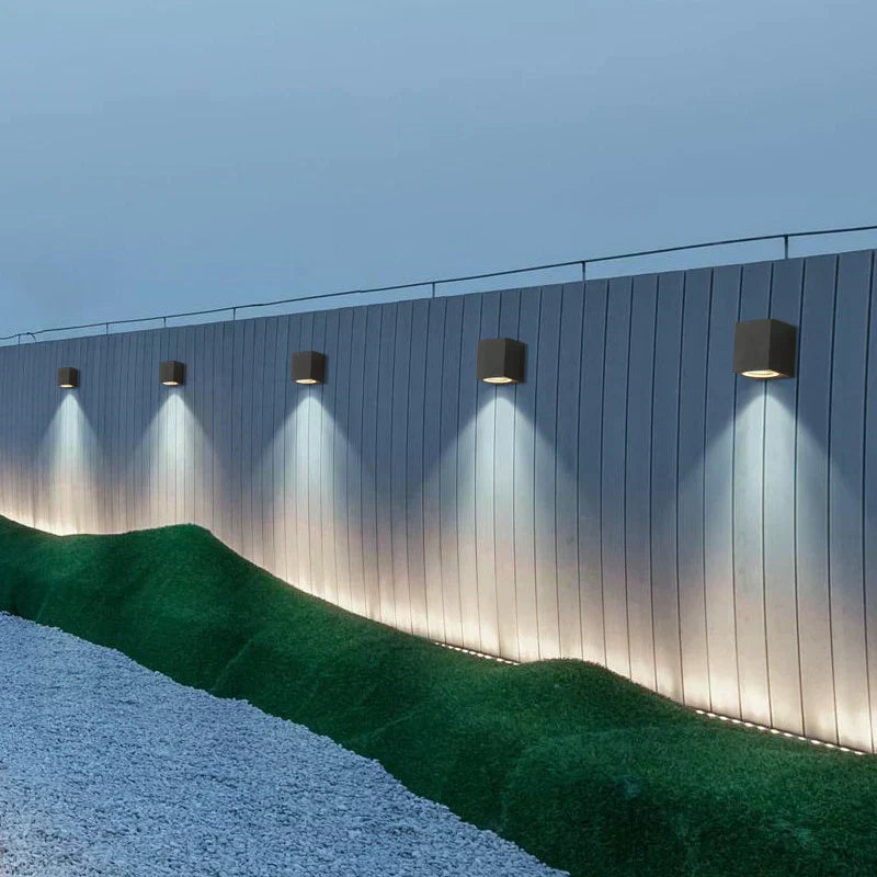 LumoWall LED-Wandleuchte für Garten und Terrasse – Außenwandleuchte – Ansicht 7 von 8