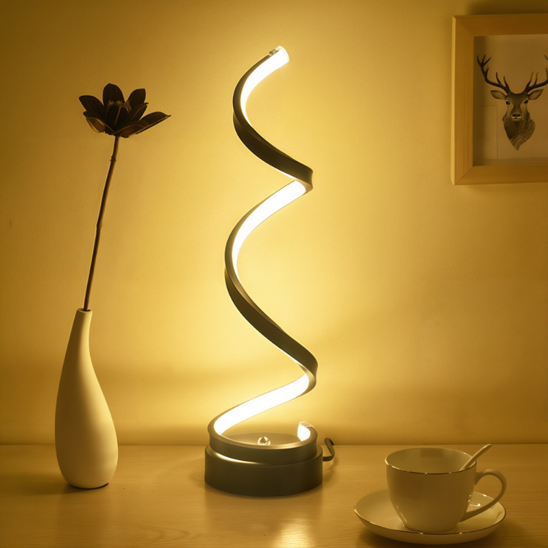 SwirlLume Atmosphärische LED-Tischleuchte – Schreibtischlampe