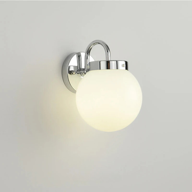 Skanda Skandinavische LED-Wandleuchte mit Glasschirm – Ansicht 5 von 11