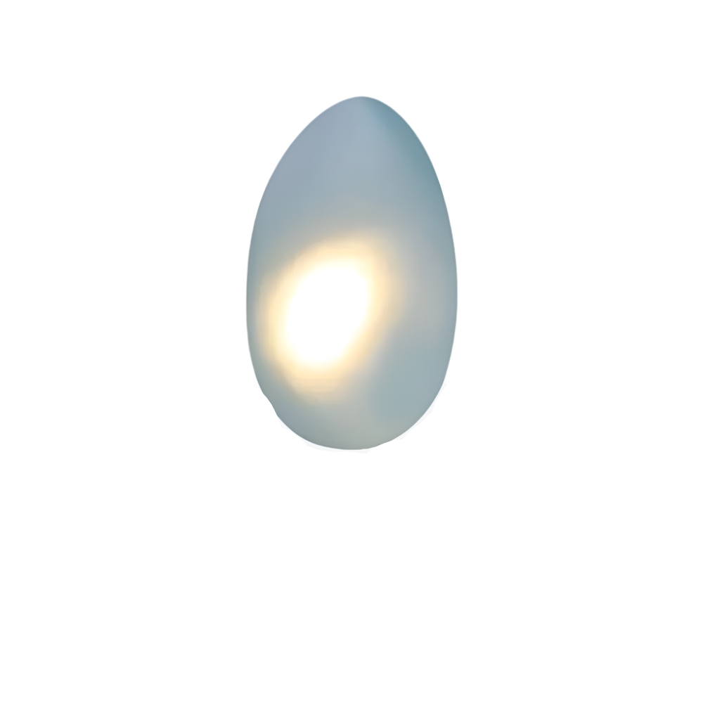 PebbleGlow Minimalistische LED-Wandleuchte aus Glas – Ansicht 31 von 40