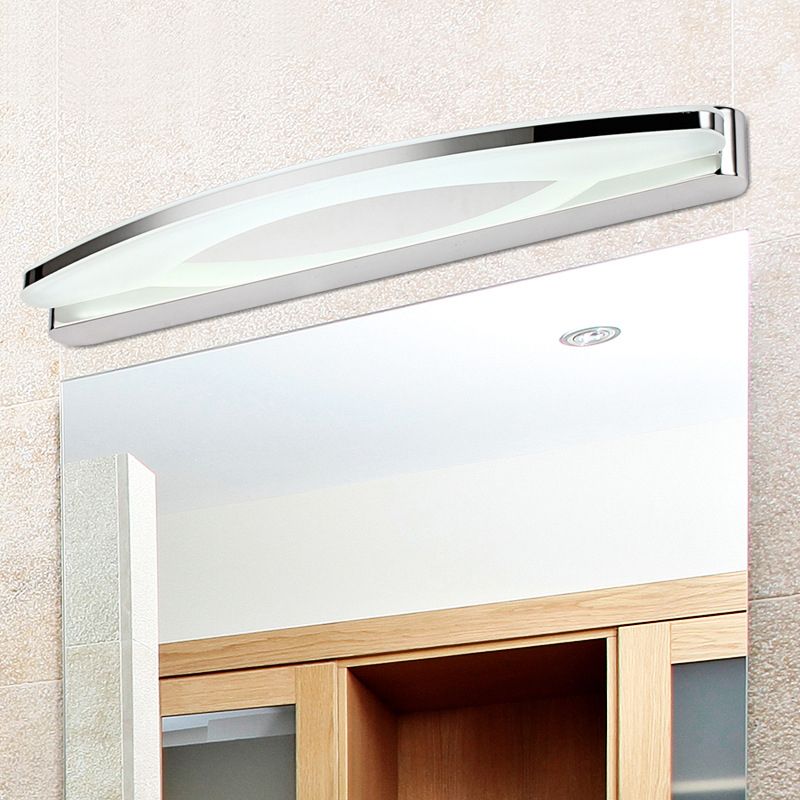 Ovanti Ovale LED-Wandleuchte in Chrom – Ansicht 3 von 7
