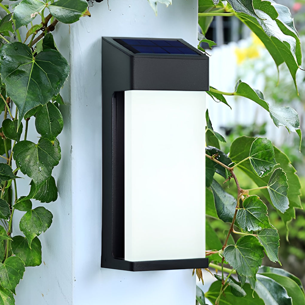 SolarNoir Solar Wandleuchte Duo mit warmweißem Licht – Ansicht 3 von 9